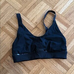 Women's Black sports bra